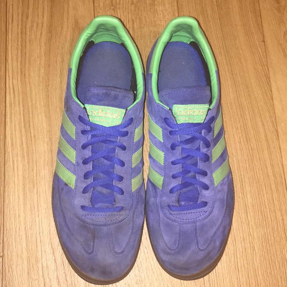 Adidas Spezial blue and green